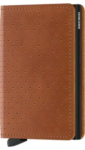 Secrid Slimwallet Perforated Cognac