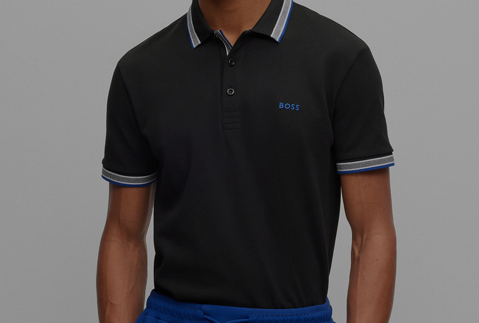 T-shirt Hugo Boss noir