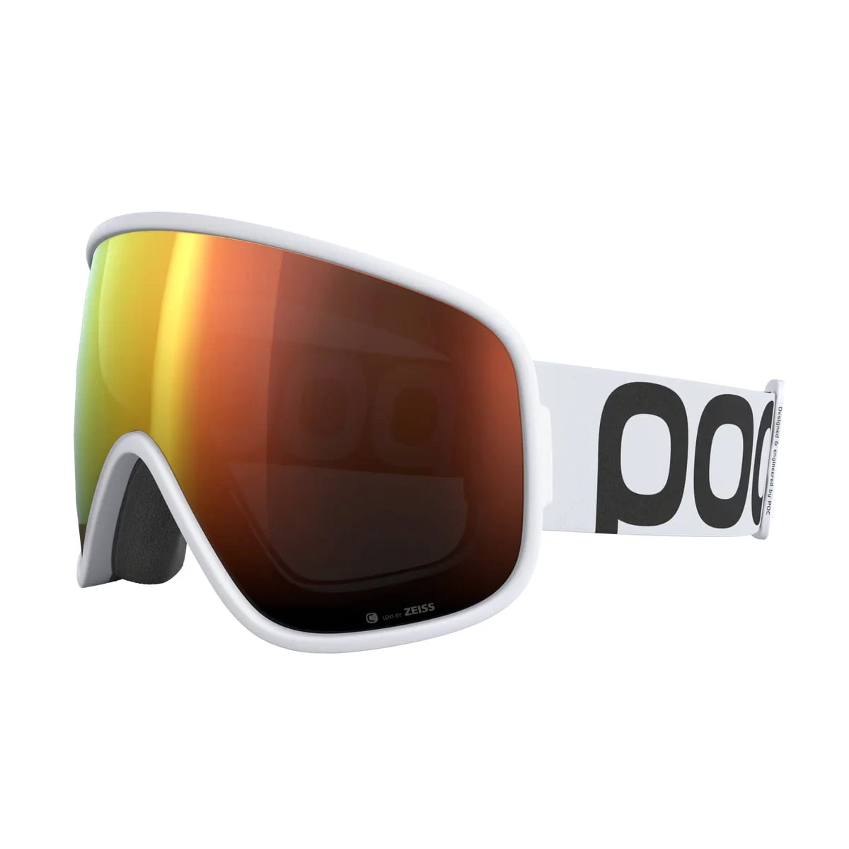 Skibrille POC Vitrea Hydrogen White Partly Sunny Orange
