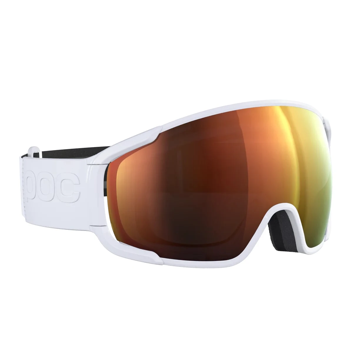 Skibrille POC Zonula Hydrogen White Partly Sunny Orange – Bild 4