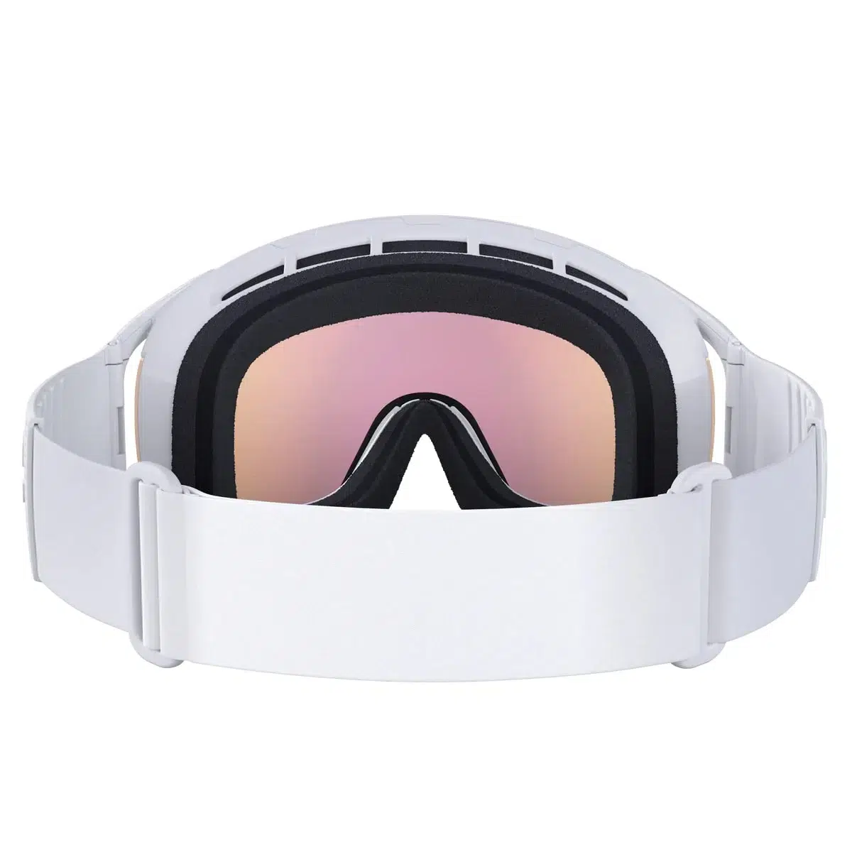 Skibrille POC Zonula Hydrogen White Partly Sunny Orange – Bild 2
