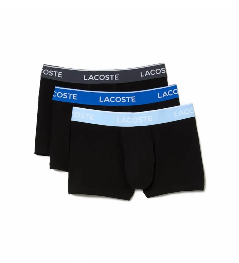 Boxers Lacoste Pack de 3 Black/Marina
