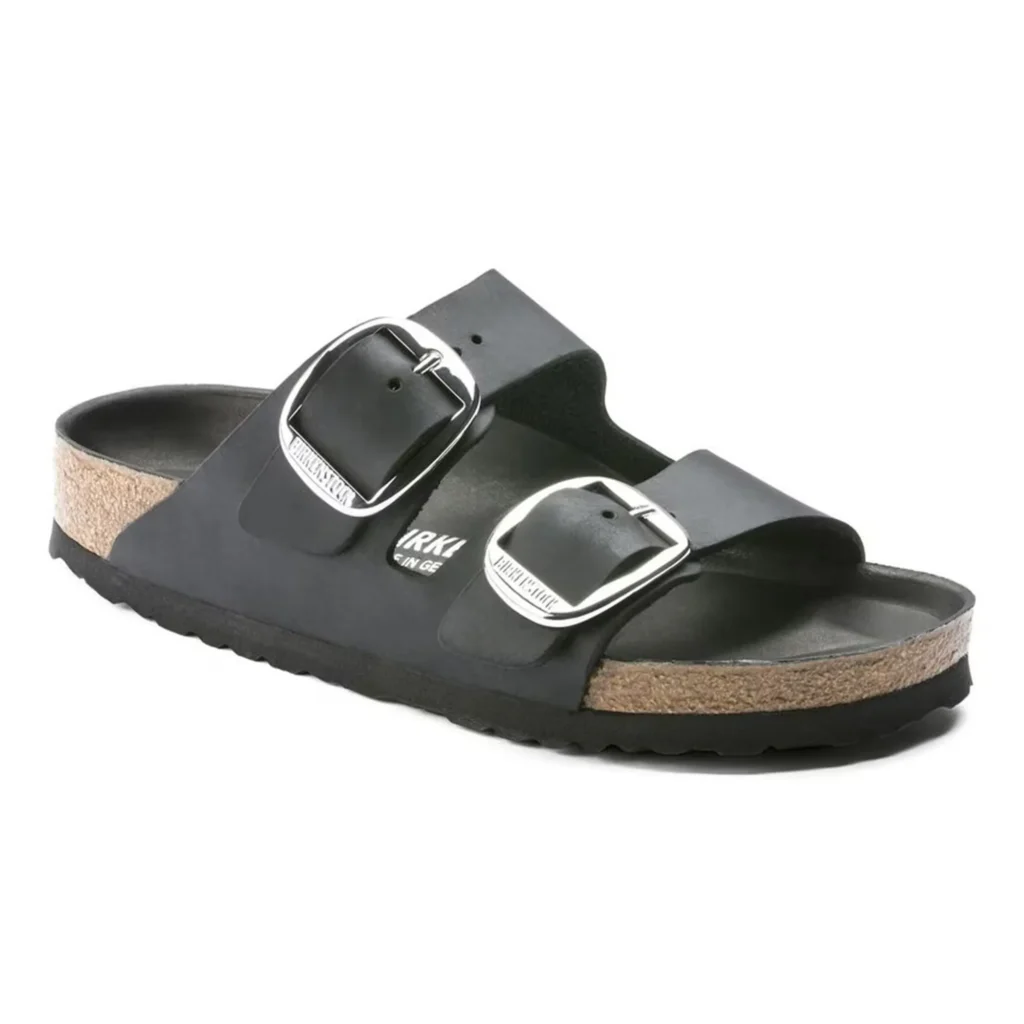 Sandalen Birkenstock Arizona Big Buckle LEOI HEX Black