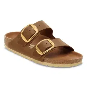 Sandalen Birkenstock Arizona Big Buckle LEOI Cognac