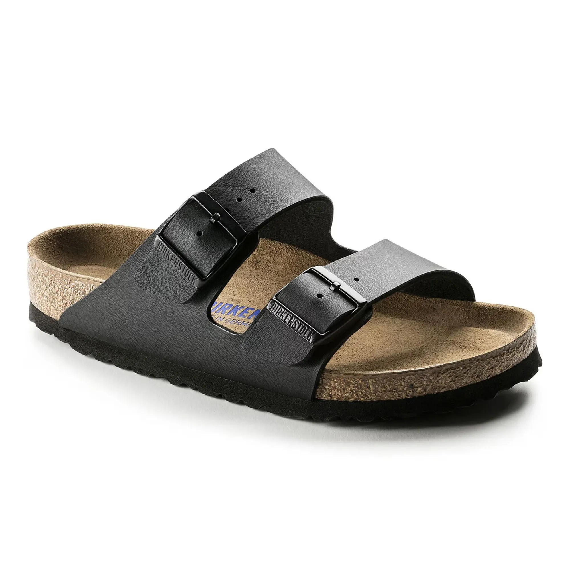 Sandalen Birkenstock Arizona Soft Footbed Regular Black Birko-Flor Black