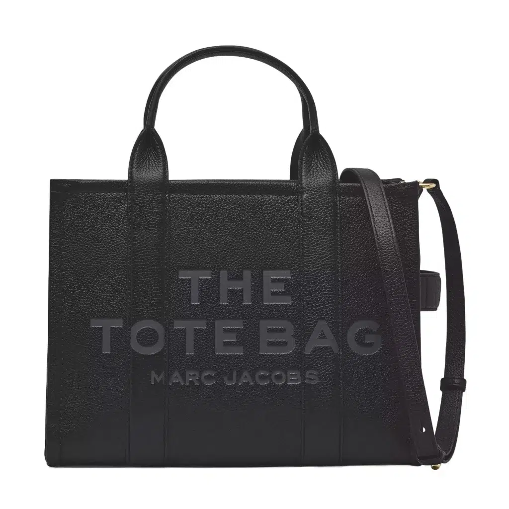 Tasche Marc Jacobs The Leather Medium Tote Bag Black